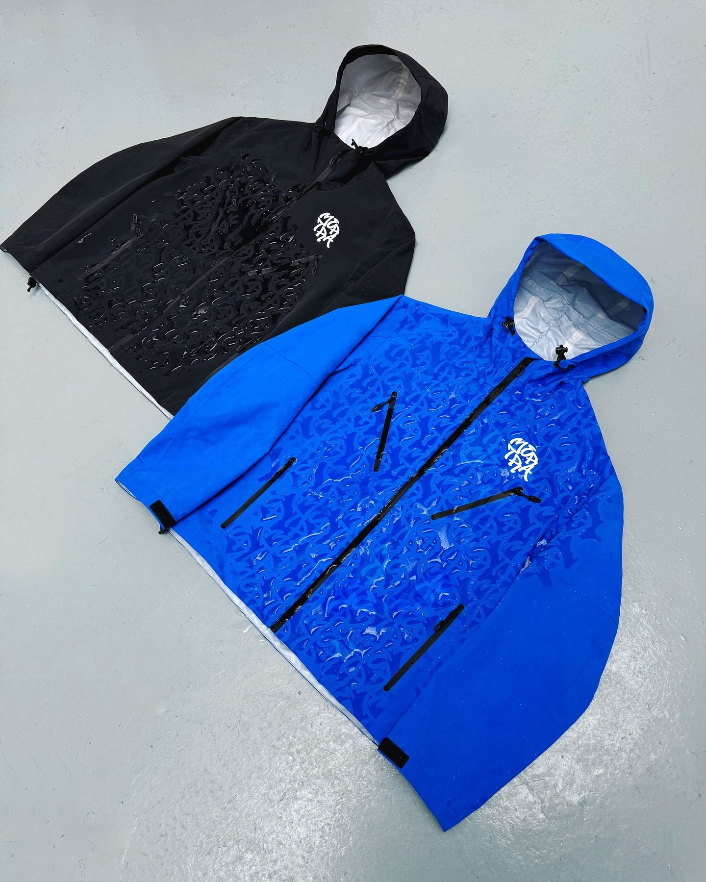 A Mertra Jacket Blue & Black A Mertra Jacket Blue & Black