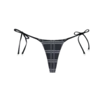 Merva Check Bikini Bottom (Black)