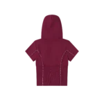 Women’s Piping Top (Maroon)