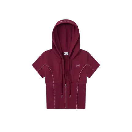 Women’s Piping Top (Maroon)